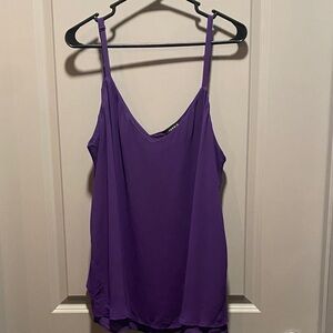 Torrid Deep Purple Sophie Double-Layer Cami | Size 2 | Adjustable Straps
